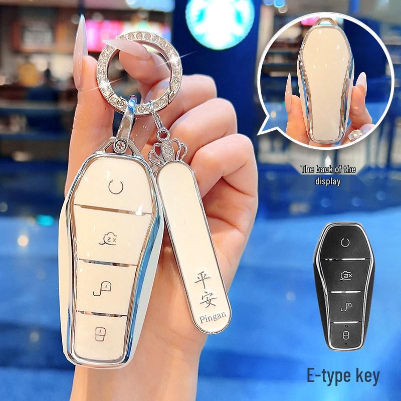 Чехол для ключа BYD Dolphin и модели Han, Qin Plus DMI, Song L, Kou Pro, Yuan, Tang, Seagull EV, Destroyer 05, Seal 06