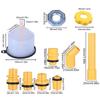 15Pcs/Set Plastic Car Antifreeze Funnel Spill Proof Coolant Bleeder Kit  Coolant Replacement
