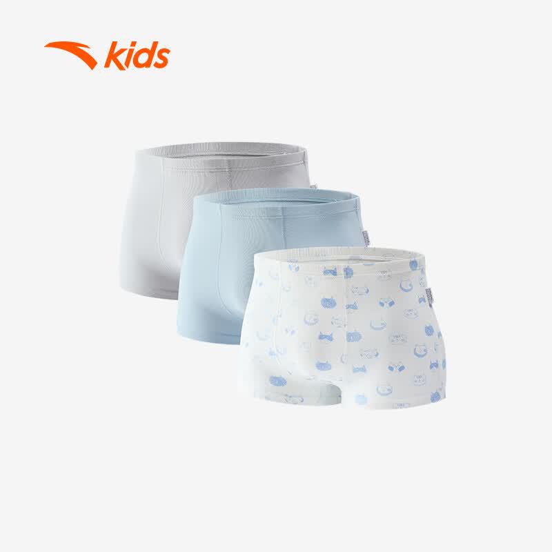 Anta Kids' Anti-Bacterial Boxer Briefs 3-Pack
