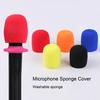10Pcs Handheld Microphone Sponge Cover Noise Reduction Washable Reusable Thick Colorful Mic Windscreen Foam Filter Protector Cover