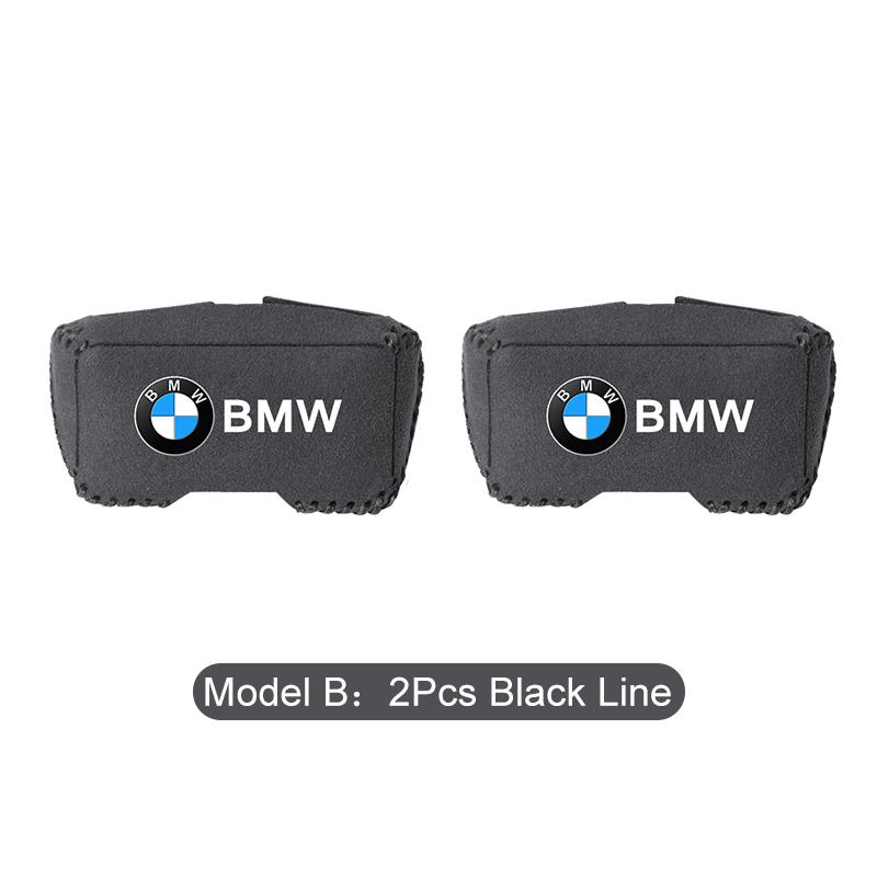Suede Car Seat Safety Belt Buckle Cover Interior For BMW 50th Performance F30 F40 F10 E90 F20 E60 E87 E92 M X3 X1 X6 E30 E34 E61 y7