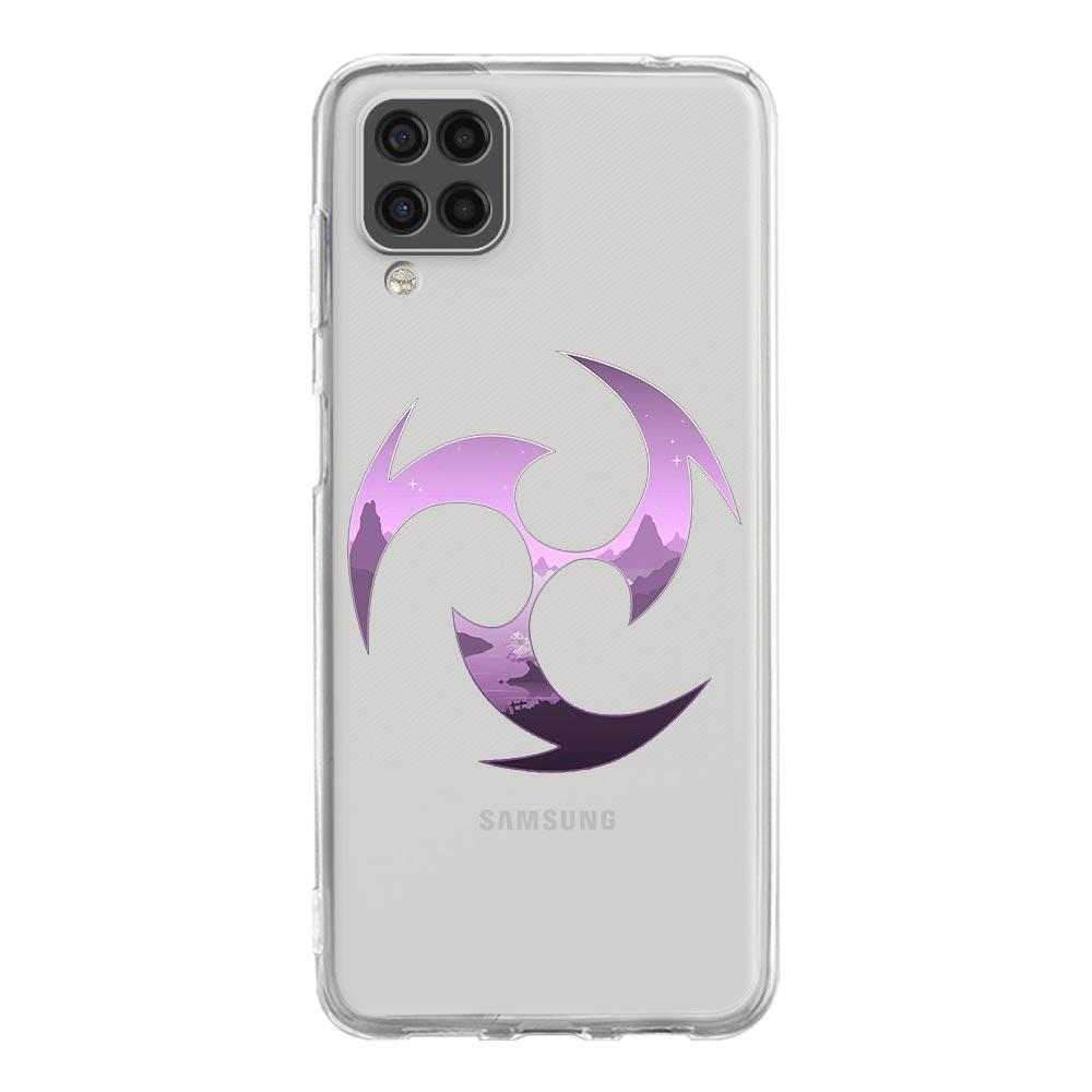 Милый чехол для телефона с логотипом Genshin Impact для Samsung A51 A71 A21S A12 A11 A31 A41 A01 A03S A13 A33 A73 A53 A52 A32 5G A23 Прозрачная крышка