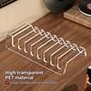 Clear Acrylic CD Display Shelf 2PCS 6 8 Grid Storage Organizer for Home Office Media Collection