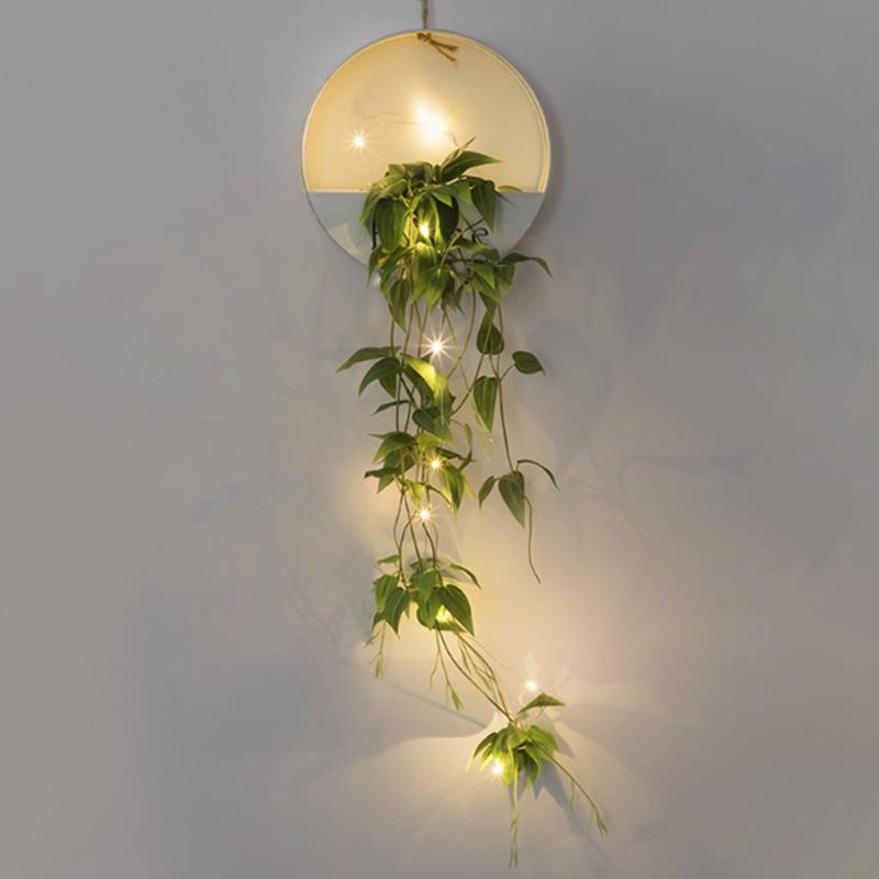 1 шт. Стеллаж для хранения Декоративный Настенный Подвесной Железный Модерн Элегантная Гостиная Устойчивая Конструкция Функциональный Простой Художественный