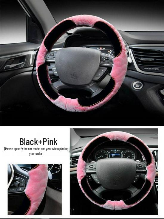 Plush Winter Steering Wheel Cover for GAC Trumpchi GS4, GS8, GS357, Yingbao, Yingku M8, M6, E8, E9