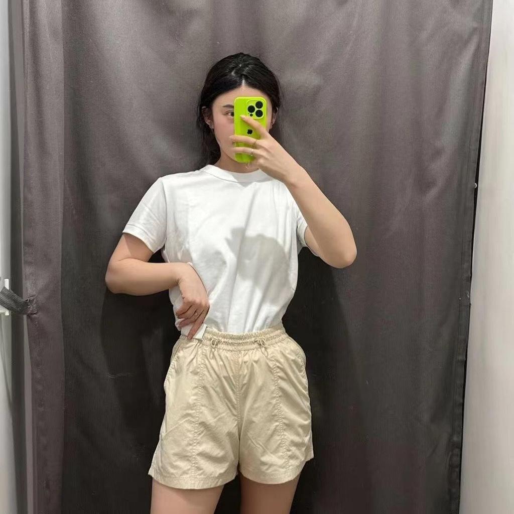 Женские быстросохнущие летние повседневные шорты - Удобные, спортивные, средней длины, влагоотводящие, легкие, пятиточечного дизайна 466384