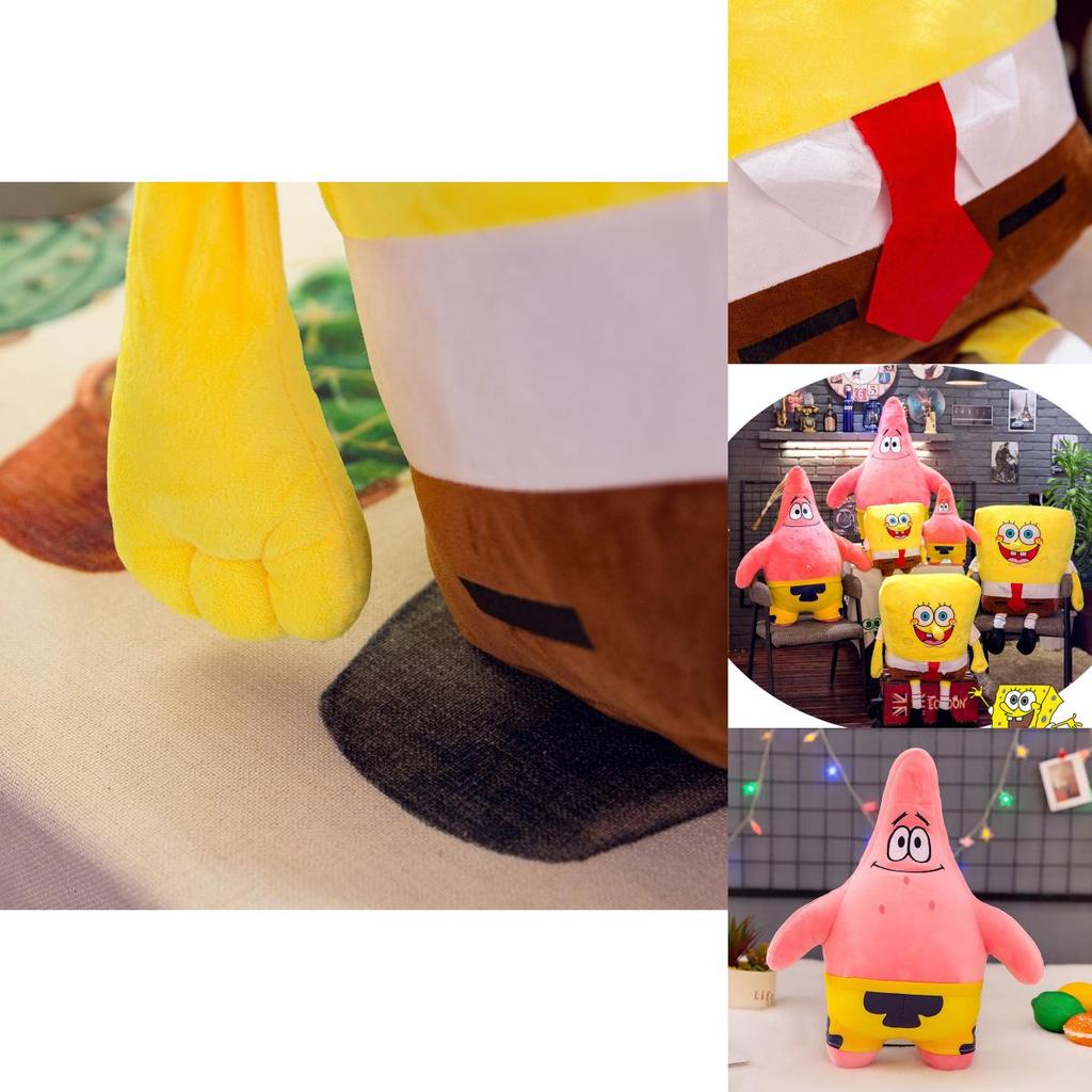 Spongebob Patrick Star Plush Toy Soft Stuffed Doll Cute Cushion Kids Girls Gift