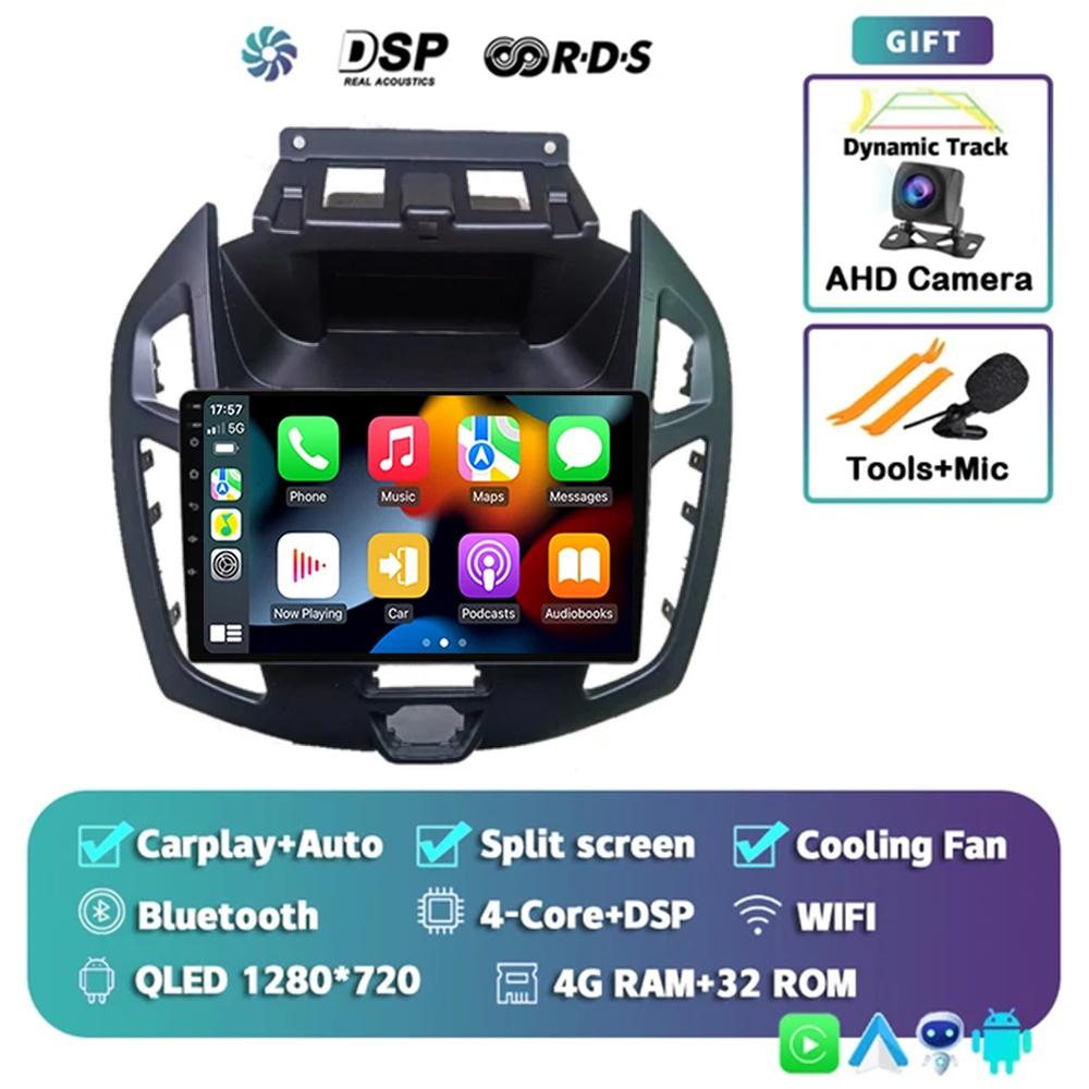 9-дюймовый радиоприемник Android 14 аудио для FORD TRANSIT Connect 2014 2015 CarPlay WITSON Multimídia Automotivo GPS WIFI DSP автомобильная стереосистема 2Din