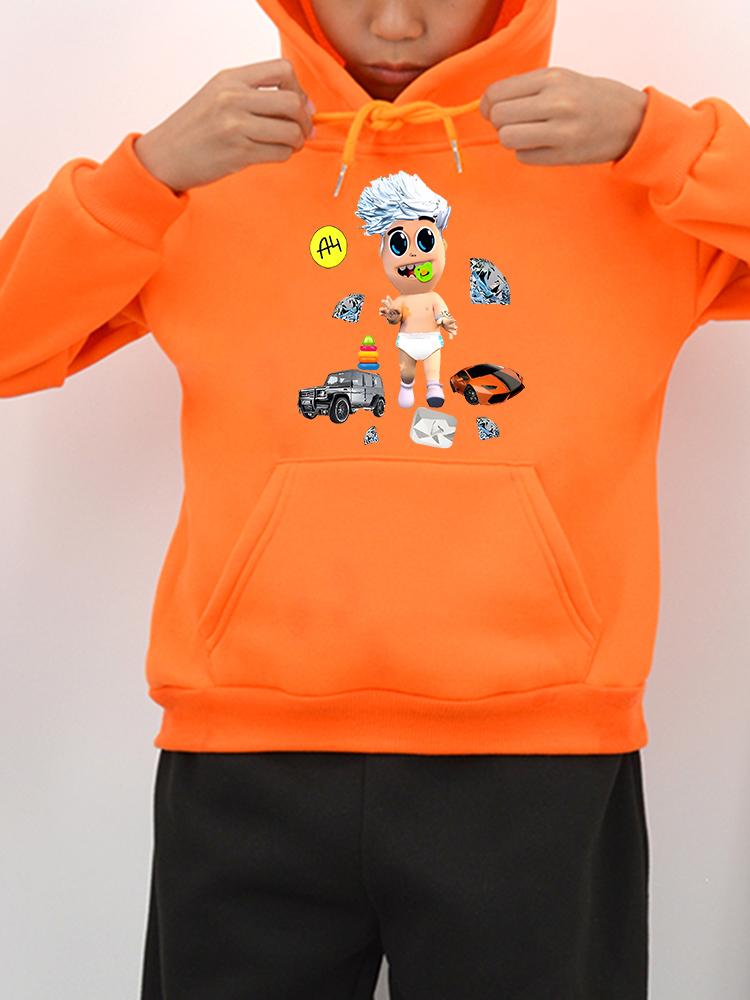 Толстовка Merch A4 с принтом ягненка в стиле аниме, осенний свитшот y2k sudadera, флисовый пуловер, повседневная куртка, толстовки с капюшоном Vlad A4, детская одежда для девочек