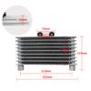 M12*1.25 Motorcycle 8 Row Oil Cooler 125ml Aluminum For 250cc Enduro Motocross Dirt Bike ATV Quad Universal Modified Accessories