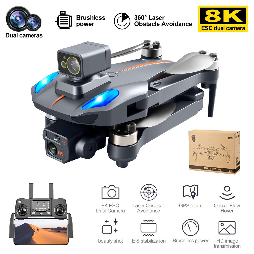 K911 MAX GPS Drone  Obstacle Avoidance   HD Camera Brushless Motor Foldable Quadcopter RC Distance 1200M