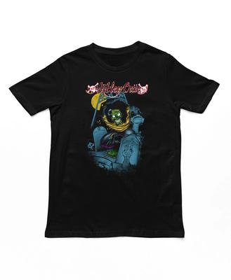 Motley Crue Кладбище Винтажная Вдохновленная Футболка Мужская Рок-н-Ролл Музыка Черная