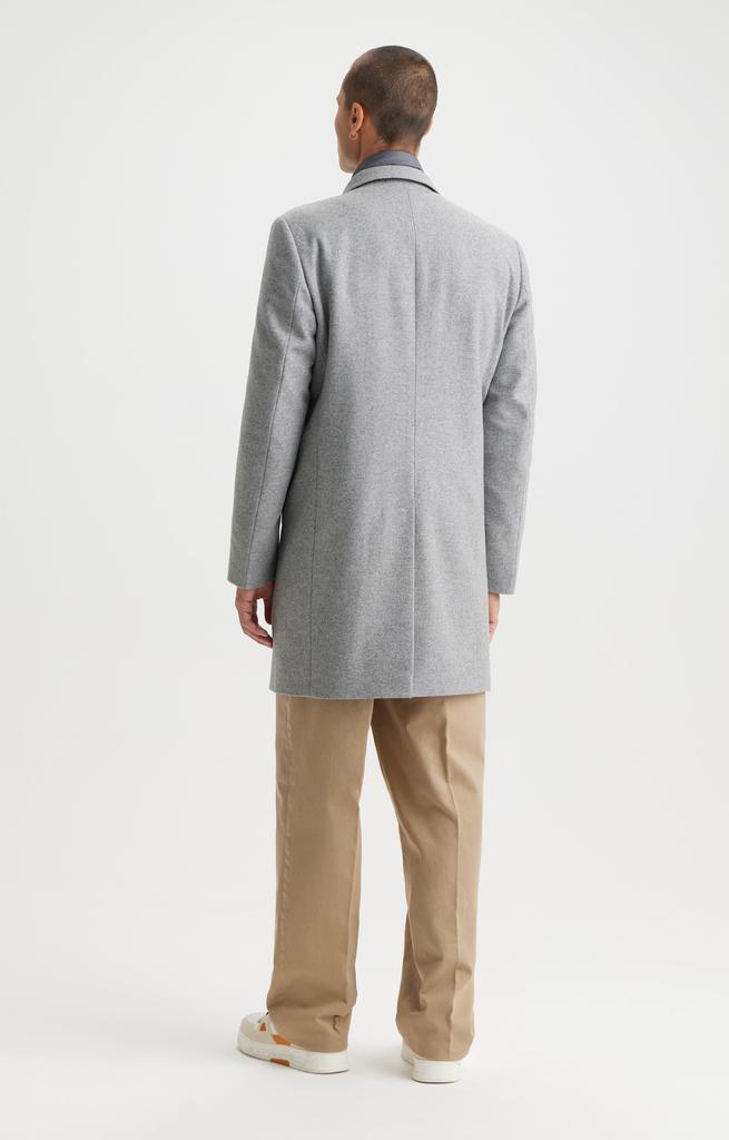 Slim Fit Coat With Recycled Wool 48