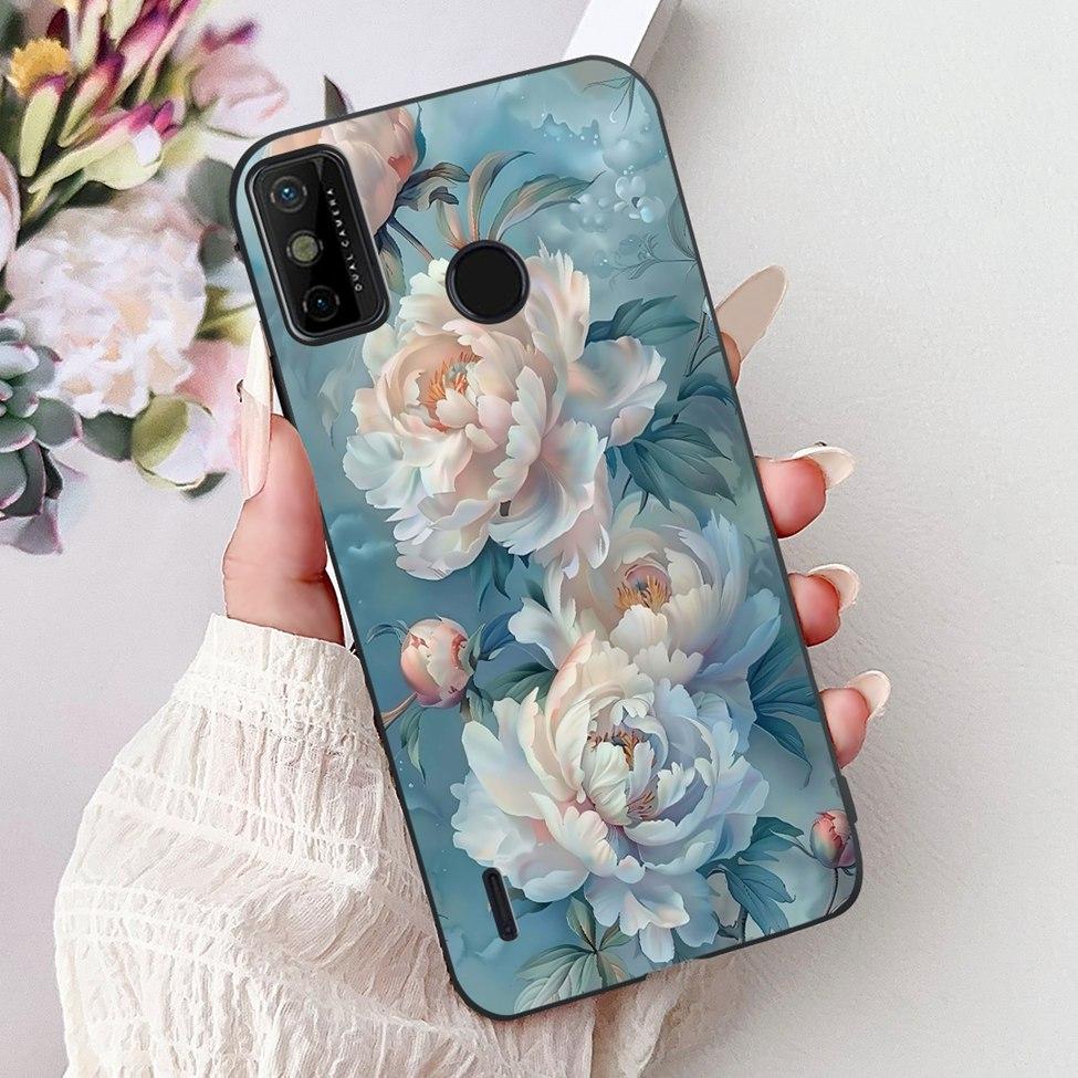 For Tecno Spark 6 Go KE5j KE5k Case For Tecno Spark Go 2020 KE5S Cover Silicone Cute Fashion Flowers Funny Painted Back Cover