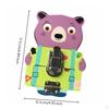 Аксессуар для развивающей доски Развивает мелкую моторику Деревянная игрушка-замок Животное Координация рук и глаз