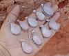 Rose Quartz Gemstone 925 Sterling Silver Plated Handmade 5 PCs Fancy Pendants Jewelry SEN-395