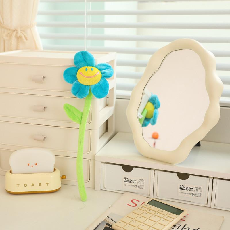 Plush Sunflower And Rose Floral Bundle With Flexible Stems For Teen Bedroom Decor And Collectors