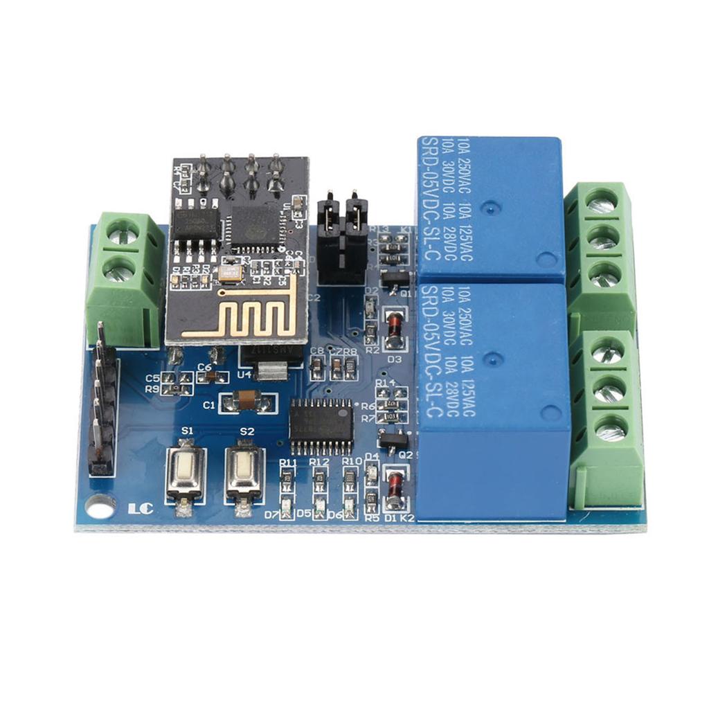 5V ESP8266 Dual Channel WiFi Relay Module IOT Smart Home Phone APP Remote Switch