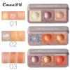 CmaaDU клавиатура кончики пальцев трехцветные тени для век с картофельным пюре сказочная тарелка лунный свет моти тени для век земляной цвет красота