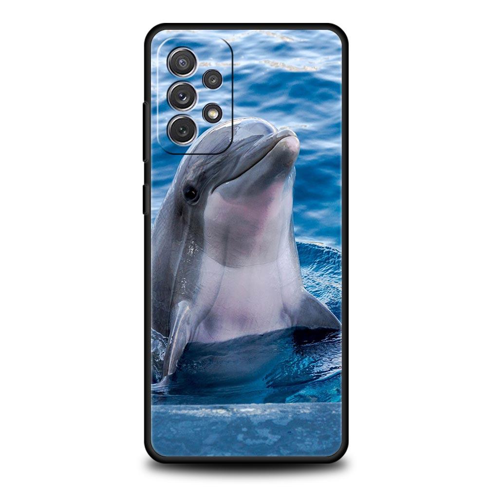 Чехол для телефона с изображением морского животного Дельфин для Samsung Galaxy A51 A71 A21S A12 A11 A31 A41 A03s A52 A32 A22 A13 A23 A33 A53 A73 5G
