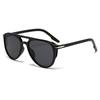 Vintage Rivet Pilot Oversized Sunglasses Women For Men Sun Glasses Punk Big Frame Luxury Brand Designer Popular Shades Uv400