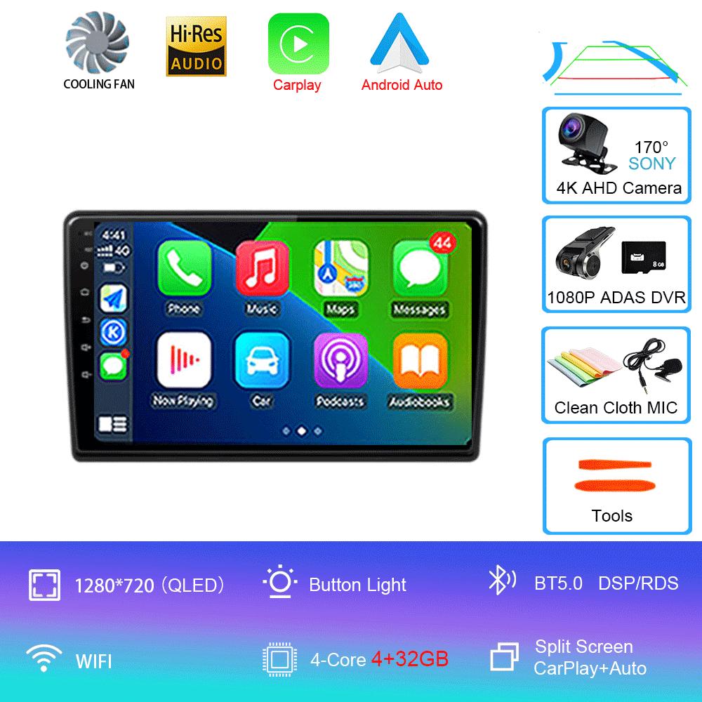 Для Citroen C3 XR 2019 2020 2021 2022 Android 14 Carplay Автомагнитола Навигация Мультимедиа Плеер Стерео WiFi+4G видео BT DVD 2DIN