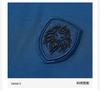 Embroidered badge collar contrasting color - Spring/Summer fashion versatile men's lapel short sleeved polo shirt