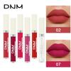 DNM Матовый блеск для губ, набор из 6 предметов, водостойкий, легко наносится, не выцветает, многоцветный блеск для губ с макияжем