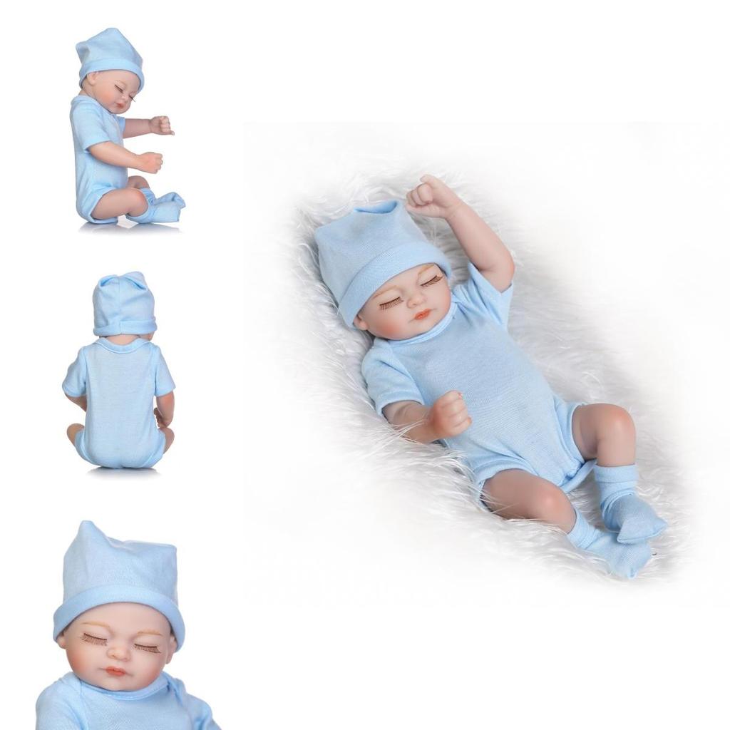 10-дюймовые Реалистичные Куклы из Мягкого Винила и Силикона на Все Тело для Девочек, Реалистичный Компаньон для Новорожденного