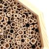 Tubular Channels Bee House Candlenut Wood Wood Bug Room Decorative Insect House  Outdoor Garden