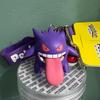 Funism Authentic PokMon Keychain Pikachu Gengar Couple School Bag Charm Licensed Bag Cute Pendant Birthday Gift In Stock