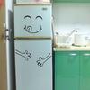 Cute Sticker Fridge Happy Delicious Face Kitchen Fridge Wall Stickers Art