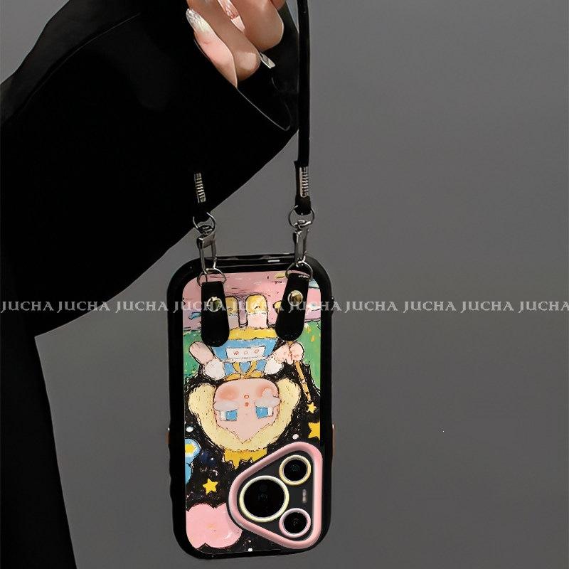 Applicable to Huawei purapro series mobile phone case with lanyard anti-drop silicone purapor + crown girl