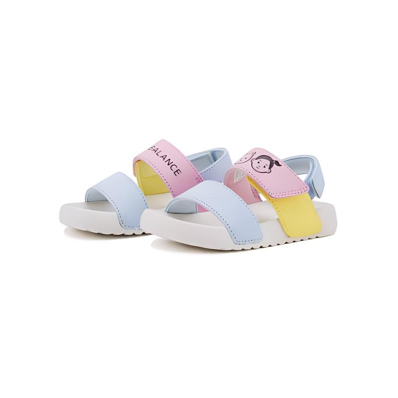 Noritake X New Balance NB Nclay Collaboration Velcro Open-Toe Flat Sports Sandals Low-Top First Walking Shoes Light Blue Baby Sandals ITNCLAYM