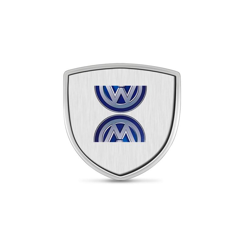 AABIT1 Car Stickers New Metal Shield Sticker Car Trunk Window Side Emblem Decorative Badge Decal For Volkswagen VW Scirocco GOLF MK6