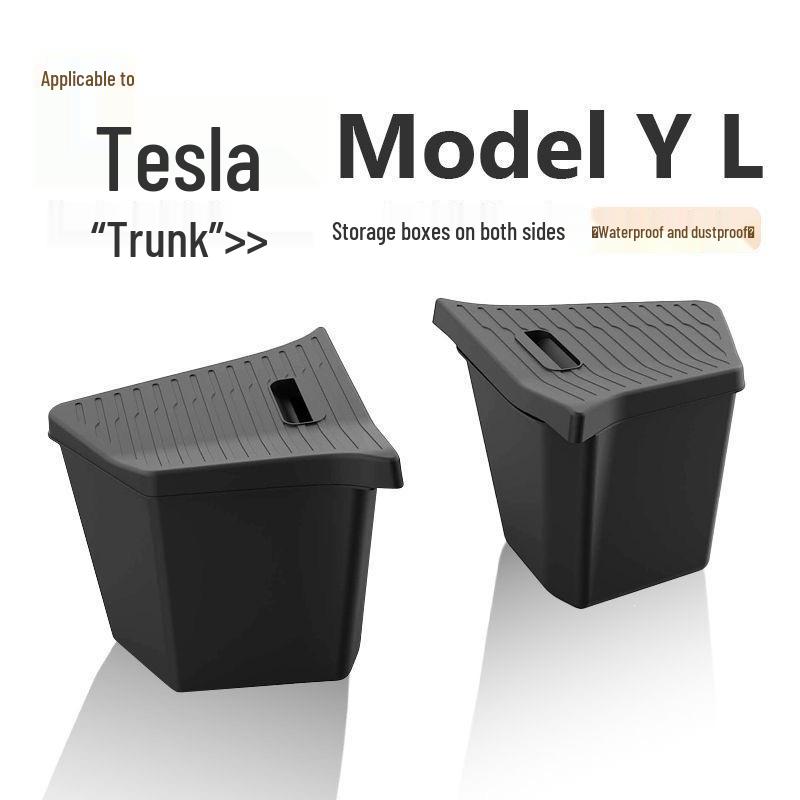 Обновленный органайзер в боковую нишу багажника Tesla Model Y 6-местный