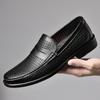 New Luxury Slip On Dress Shoes Men Italian Comfortable Loafer for Men Outdoor Mens Slip On Flats Classic Men Shoes for Wedding