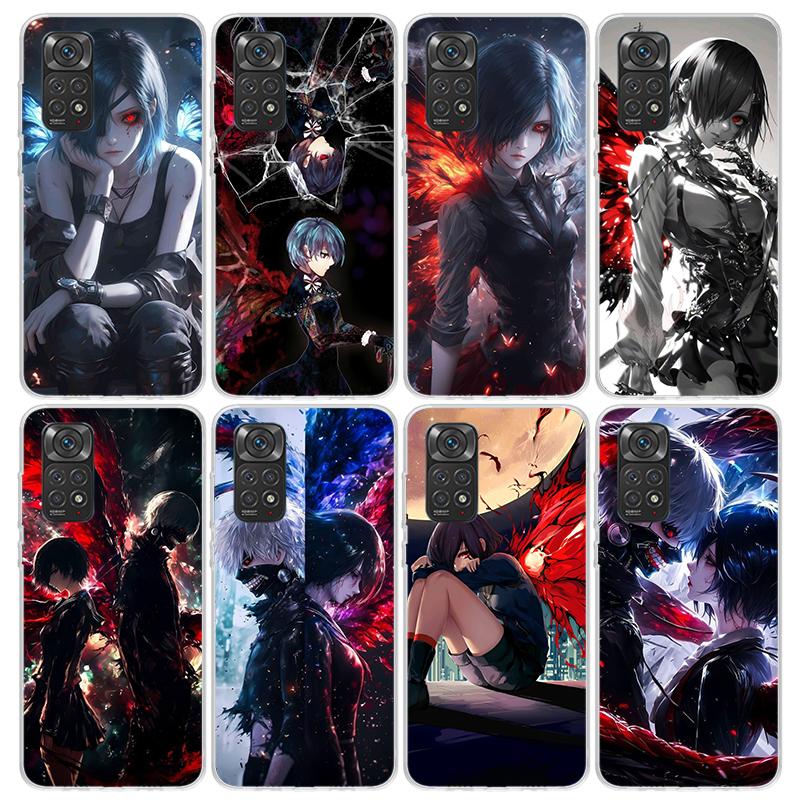 Чехол для телефона G-Ghoul Tokyo Touka Kirishima для Xiaomi Redmi Note 10 11 12 13 14 15 Pro Plus 11S 12S 14S 11T 11E 10S Мягкий ТПУ Задняя панель