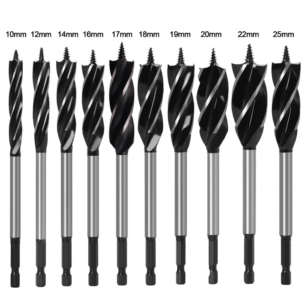 Дереворежущий инструмент Открывалка для отверстий Сверлильные инструменты Шнековое сверло Сверло по дереву Быстрая резка Деревообработка Спиральное сверло