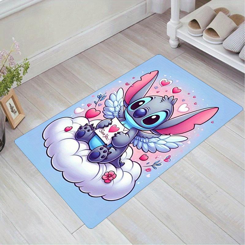 1pc Stitch Pattern Area Rug Soft Flannel Floor Mat for Living Room,Office,Bedroom and Carpet,Sofa Coffee Table Floor Mat
