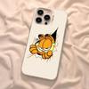 Cartoon G-Garfield Cat Phone Case for iPhone 17 16 15 14 13 Pro 12 11 Pro Max PLUS Color Back Cover
