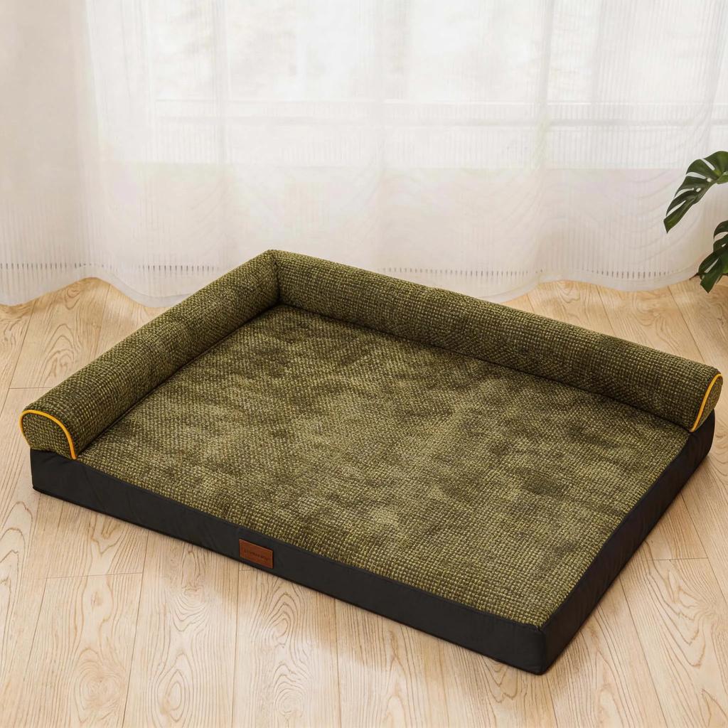 Xiaomi Indoor Pet Dog Bed Sofa Style Dual Backrest Removable Washable Cover Waterproof Non-slip Warm All Season for Medium Large Dogs