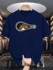 Cartoon Zipper Lazy Face Hidden Character Graphic Unisexs Crew Neck T Shirt Fun Novelty Print Short Sleeve Casual Cotton Summer Top