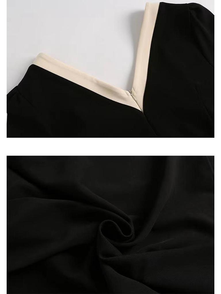 Женское облегающее длинное платье высокого класса французского дизайна с квадратным вырезом