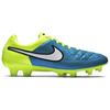 Nike Tiempo Legend V Удобные FG с круглым носком (Резиновые длинные шипы) Нескользящие Прочные Футбольные Бутсы Унисекс Футбольные Бутсы Синие 744951-401