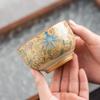 Эмалированная полноцветная чашка для чая мастера печи Жу, легкая роскошь, ретро, набор для чая, чашка, подарочная коробка, твердый переплет, высококачественный подарок для отца, учителя