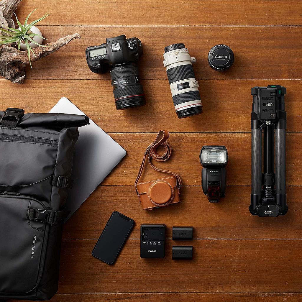 Тренога Velbon Travel ULTREK II 5-ступенчатая, диаметр ноги Ultra Lock 30 мм, средний размер, свободная головка, тип стопора крутящего момента, совместимый с карбоновыми ножками Quick Shoe 325167