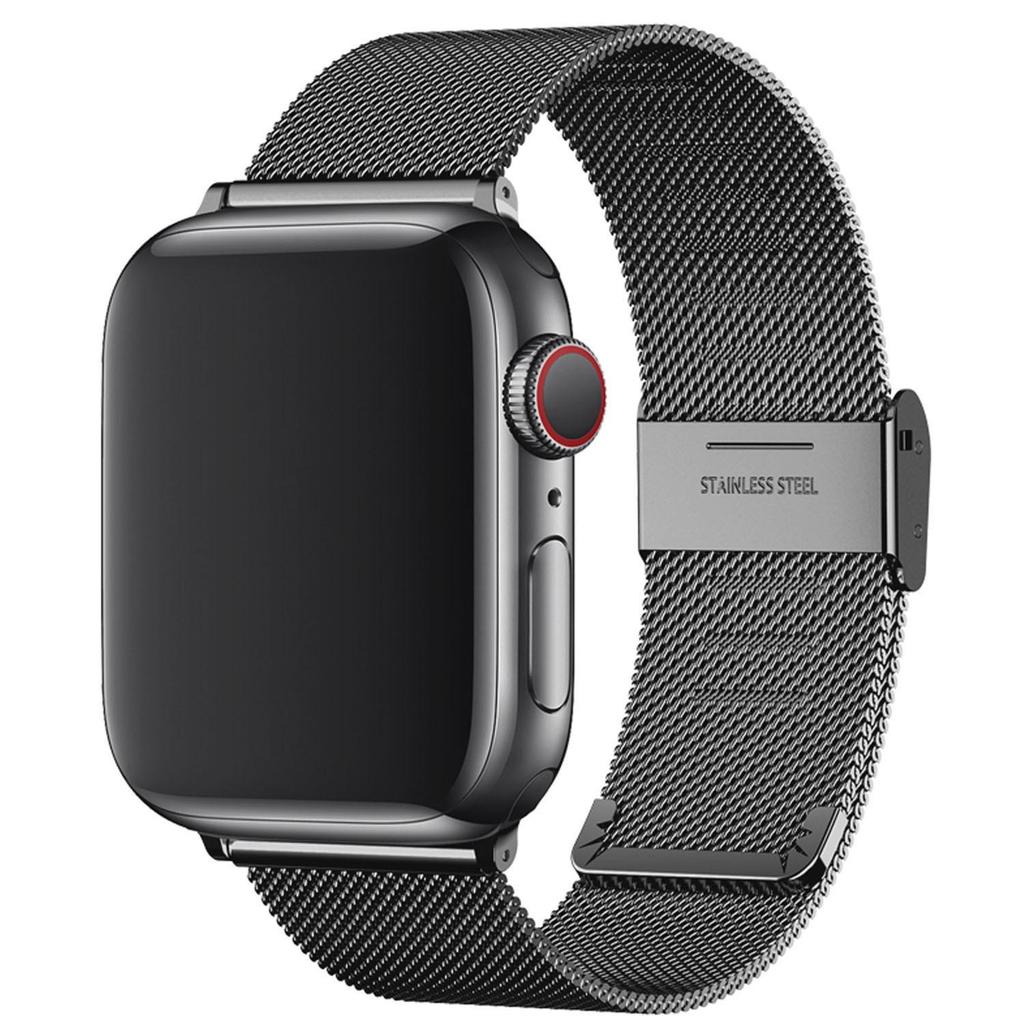 Совместимый ремешок из миланской нержавеющей стали для Apple Watch S9