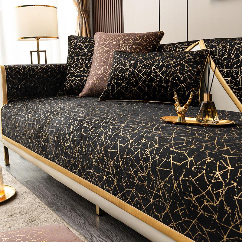 New Chinese Sofa Cushion Cover Four Seasons Universal Chinese Sofa Cushion Anti-slip Four Seasons Cashmere Sofa Towel Washable