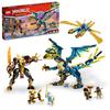 LEGO Ninjago Element Dragon Vs. Imperial Mecha Suit Toy Toy Present Birthday Block Christmas Boys Girls Children 9 Years Old 10 Years Old 11 Years Old